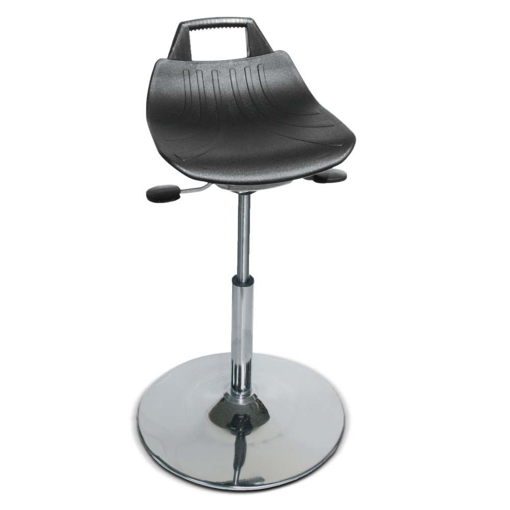 Imagen del producto: Taburete HEMMDAL Premium, asiento de PP, altura de asiento de 560-820 mm, pie de disco