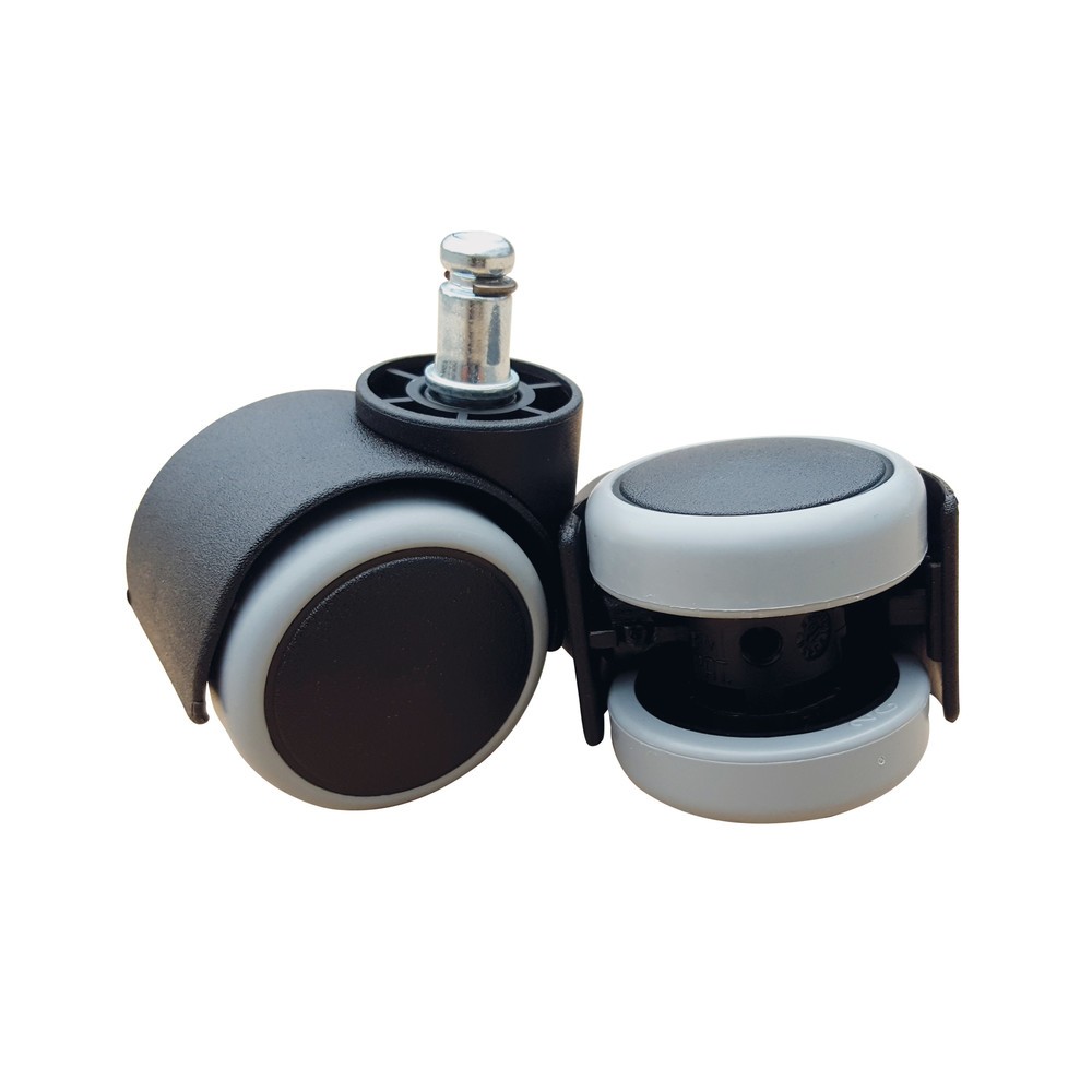 Número de imagen del producto 4: Taburete HEMMDAL Komfort, asiento de PU, altura de asiento 430-560 mm, base de plástico, ruedas