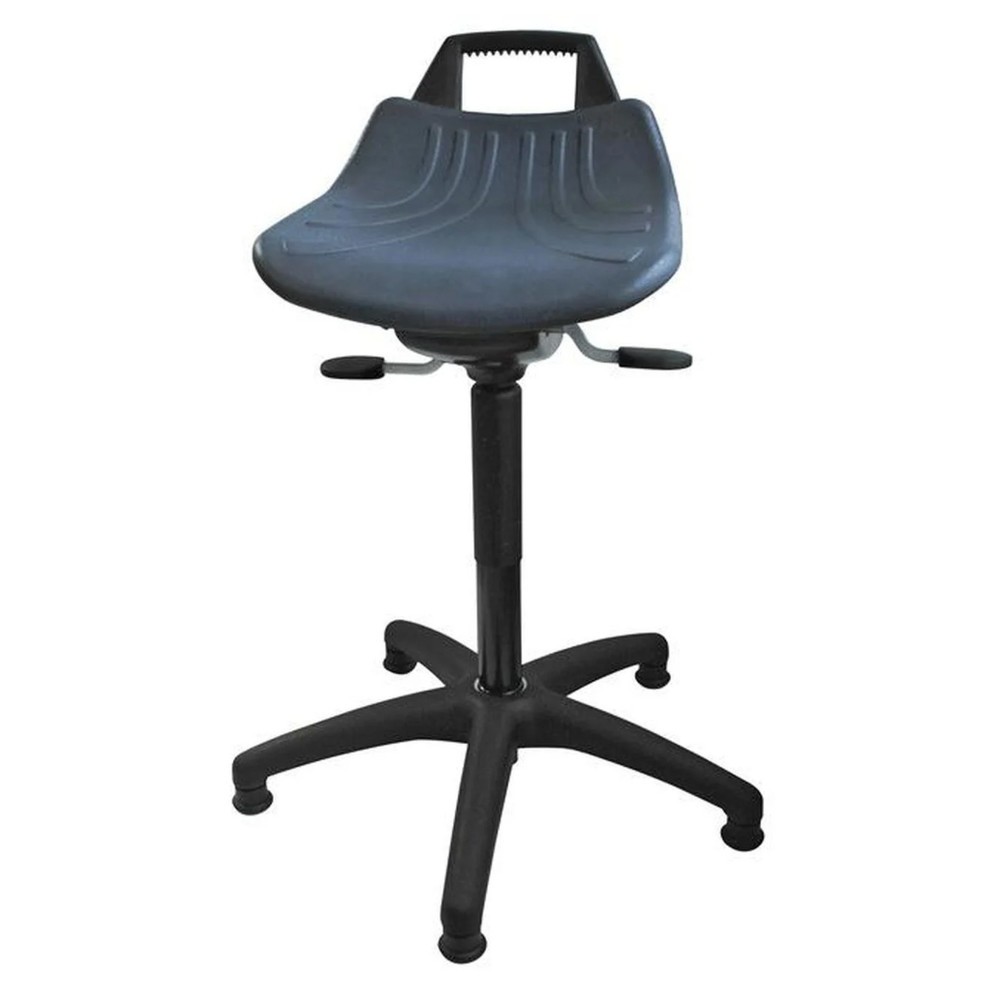 Imagen del producto: Taburete HEMMDAL Premium, asiento de PU, altura de asiento de 500-700 mm, conteras