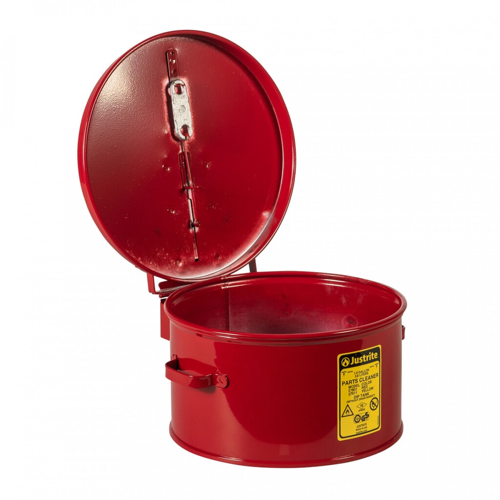 Número de imagen del producto 2: Justrite - Depósito de lavado y buceo (8 L), color rojo