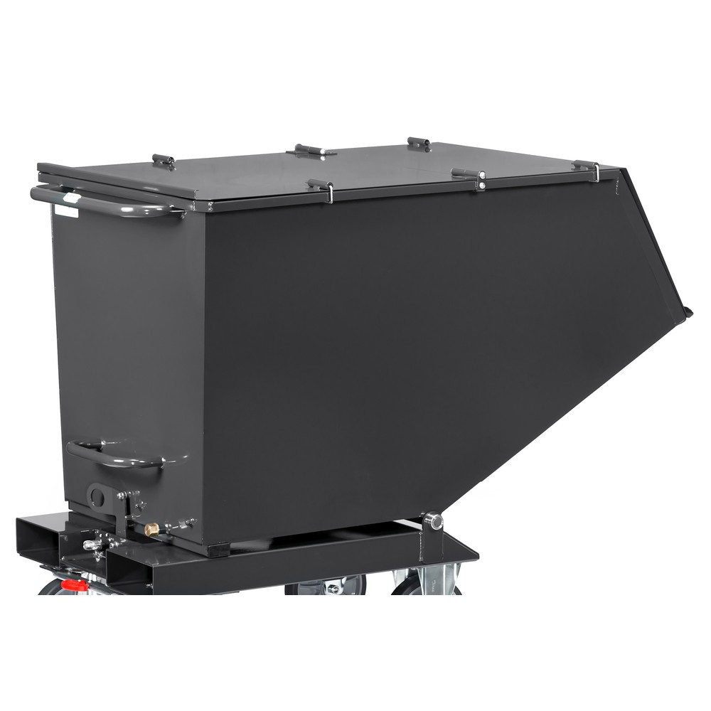 Imagen del producto: Tapa abatible para camión volquete Fetra fetra® 0,45 m³ Gris carbón