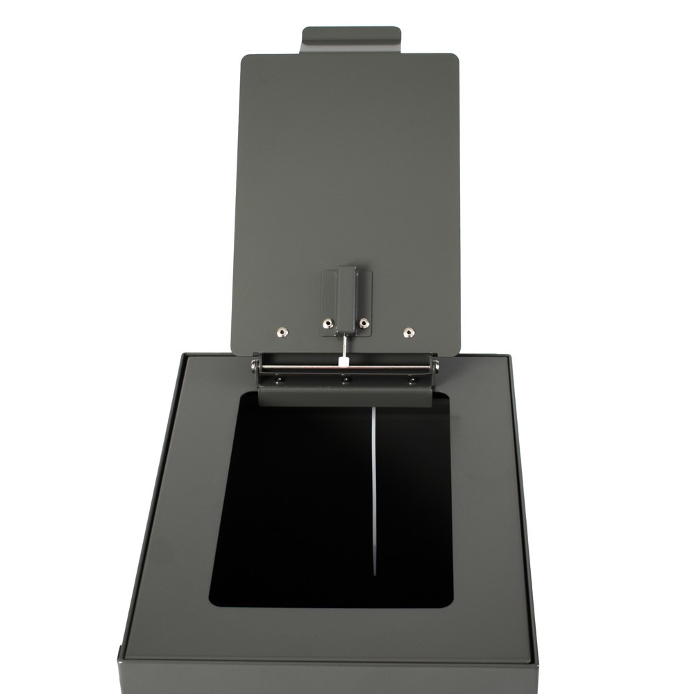 Número de imagen del producto 4: Tapa abatible para sistema modular de separación de residuos, gris oscuro