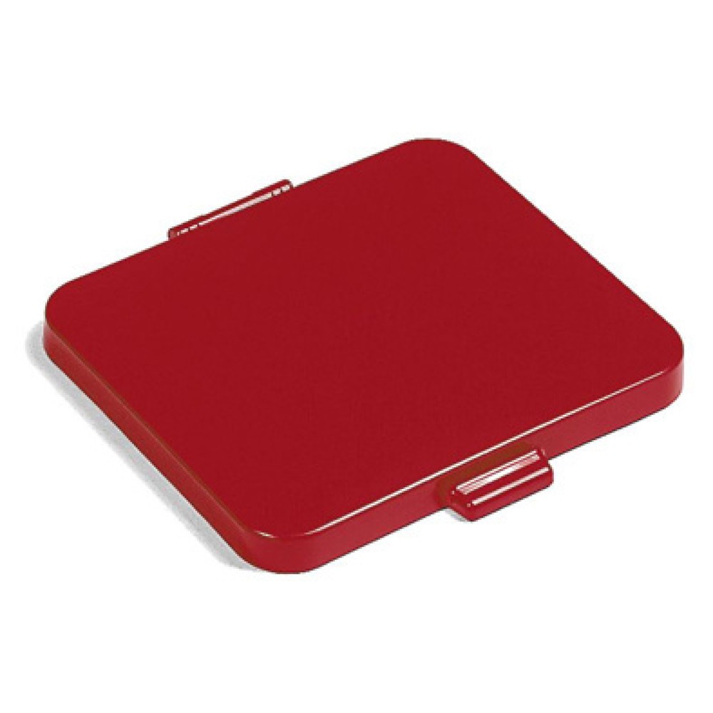Imagen del producto: tapa del cubo de basura 120 litros, color rojo
