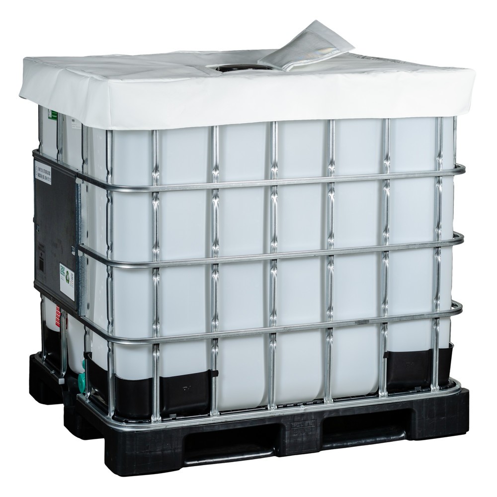 Imagen del producto: Tapa para camisa térmica Kuhlmann para contenedor IBC, para los sectores alimentario y farmacéutico, 1.000 l, LxAxH 1.200 x 1.000 x 100 mm
