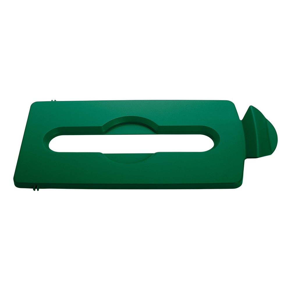 Imagen del producto: Tapa para estación de reciclaje Rubbermaid® Slim Jim, apertura para insertar papel, verde