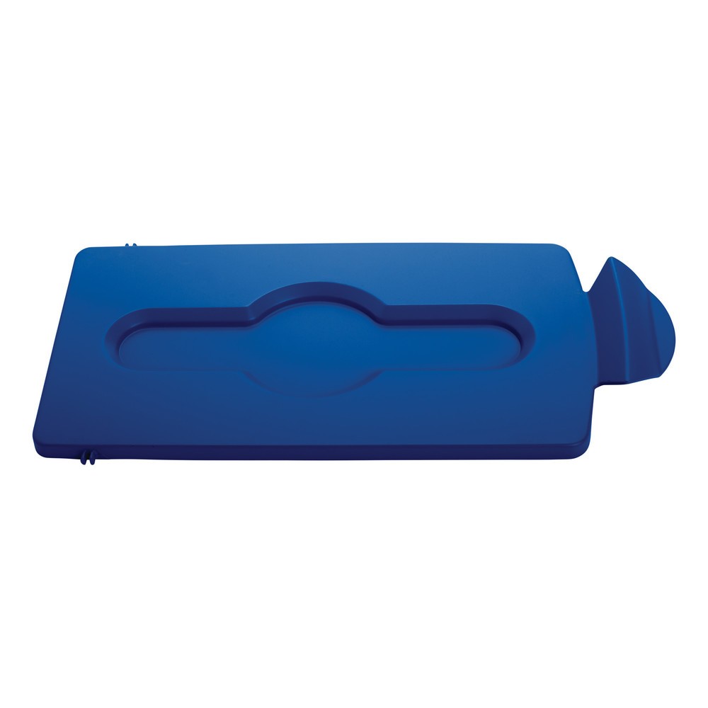 Imagen del producto: Tapa para estación de reciclaje Rubbermaid® Slim Jim, cerrada, azul