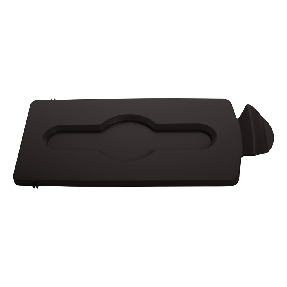 Imagen del producto: Tapa para estación de reciclaje Rubbermaid® Slim Jim, cerrada, marrón