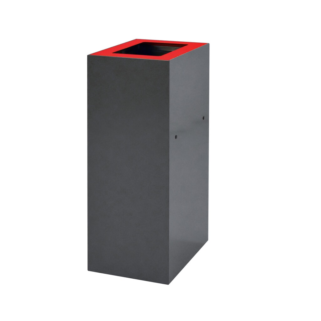 Tapa para sistema modular de clasificación de residuos, 60 litros, roja Número de imagen del producto 4: Tapa para sistema modular de clasificación de residuos, 60 litros, roja