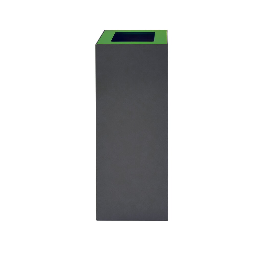 Tapa para sistema modular de clasificación de residuos, 60 litros, verde Número de imagen del producto 2: Tapa para sistema modular de clasificación de residuos, 60 litros, verde