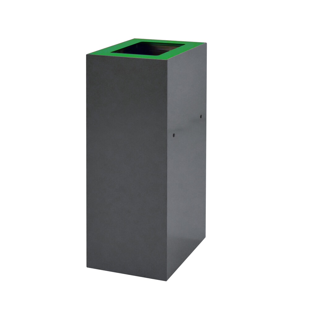 Tapa para sistema modular de clasificación de residuos, 60 litros, verde Número de imagen del producto 4: Tapa para sistema modular de clasificación de residuos, 60 litros, verde