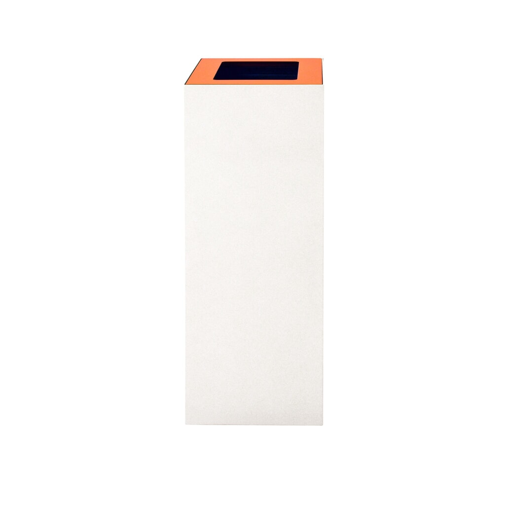 Tapa para sistema modular de clasificación de residuos, 60 litros, naranja Número de imagen del producto 3: Tapa para sistema modular de clasificación de residuos, 60 litros, naranja