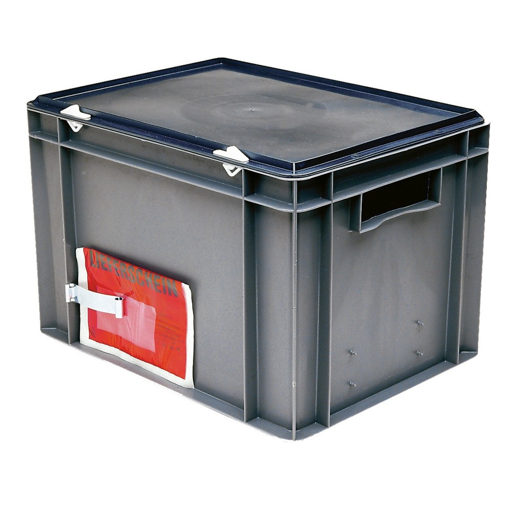 Imagen del producto: Tapa obturadora para eurocontenedor apilable, 600 x 400 mm de ancho x 400 mm