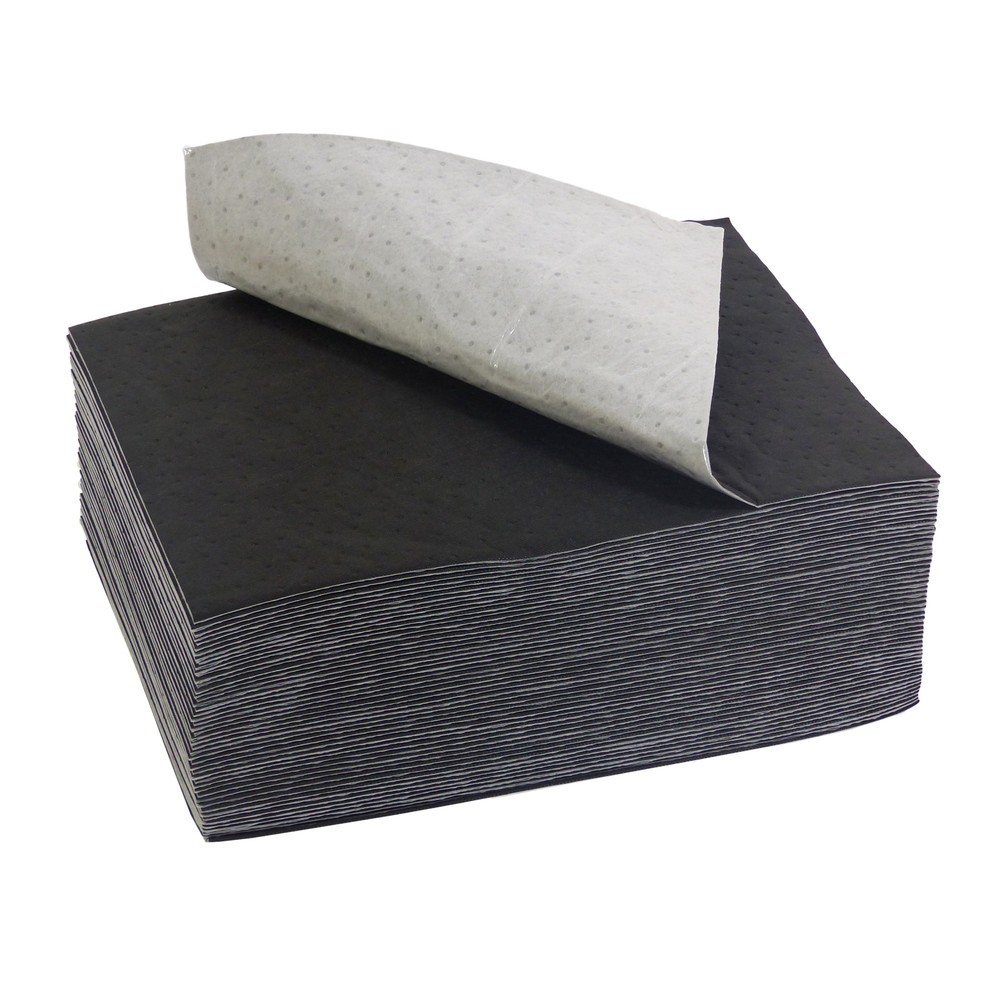 Número de imagen del producto 1: Alfombrilla de succión pesada SMF, 10 toallitas, 3 capas de largo x ancho, 800 x 1200 mm, universal, gris