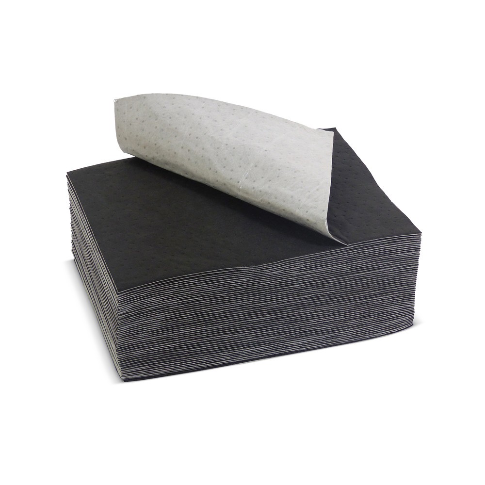 Número de imagen del producto 1: Tapete de succión de 3 capas SMF Heavyweight 50 toallitas, largo L x An 400 x 500 mm, universal, gris