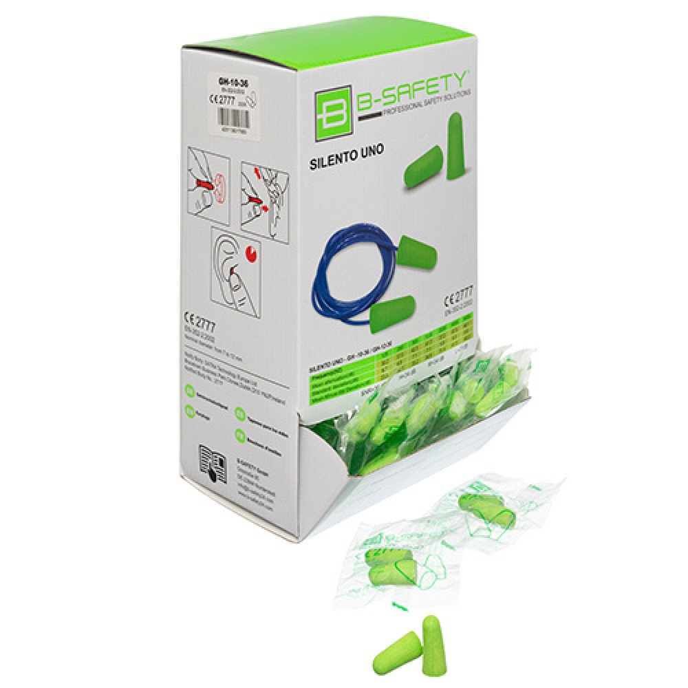 Número de imagen del producto 4: B-Safety Silento Uno tapones para los oídos desechables 200 pares/paquete