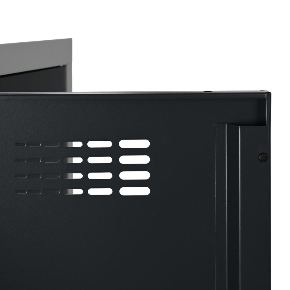 Número de imagen del producto 7: Taquilla Steinbock®, apoyada en el suelo, 2 pisos, 4 compartimentos, cerradura de manivela, HxAxF 1.800 x 800 x 500 mm, gris claro/gris antracita