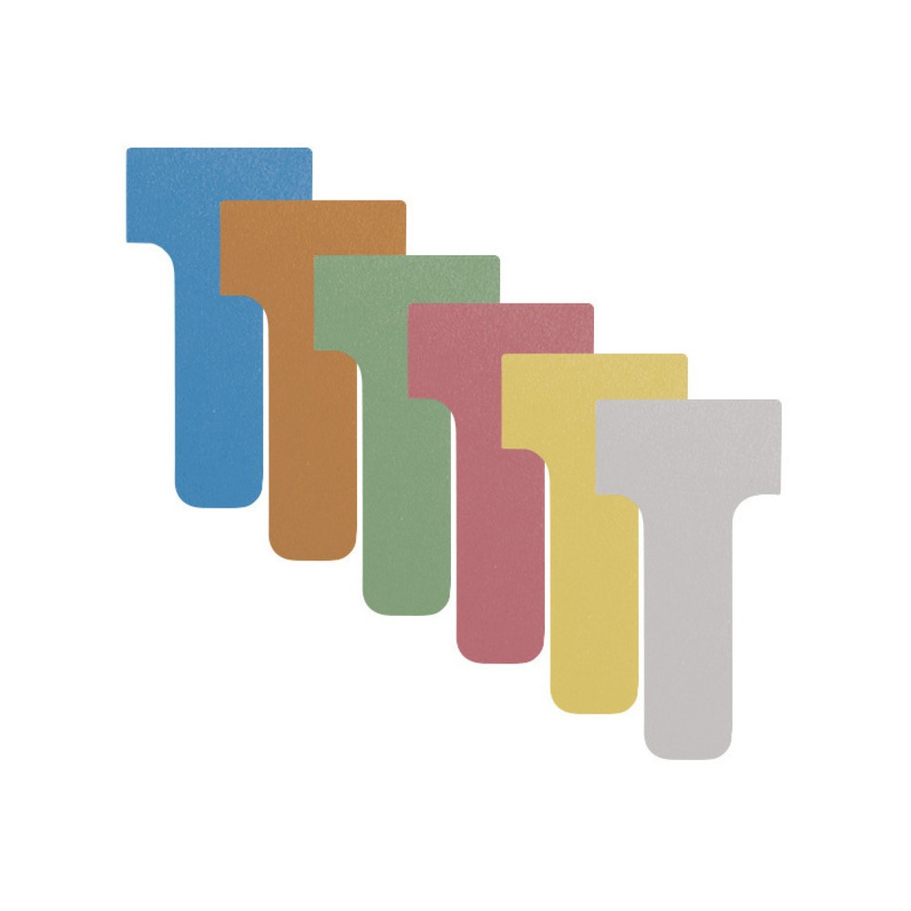 Imagen del producto: Tarjeta T, en blanco, mediana, rosa, 100 ud/caja