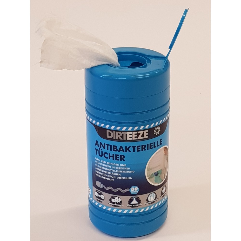 Número de imagen del producto 2: Toallitas antibacterianas, 8 latas de 80 toallitas