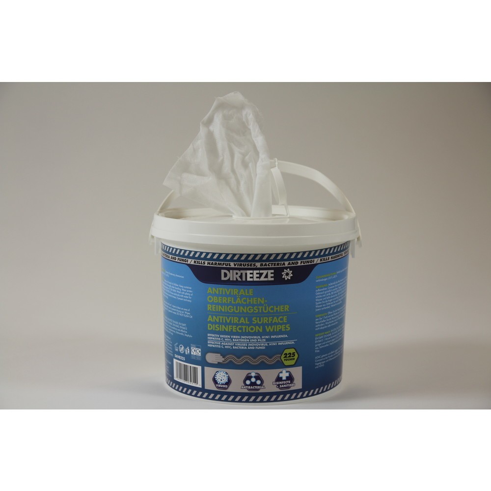 Número de imagen del producto 2: Toallitas antivirales, cubo con 225 toallitas, respectivamente