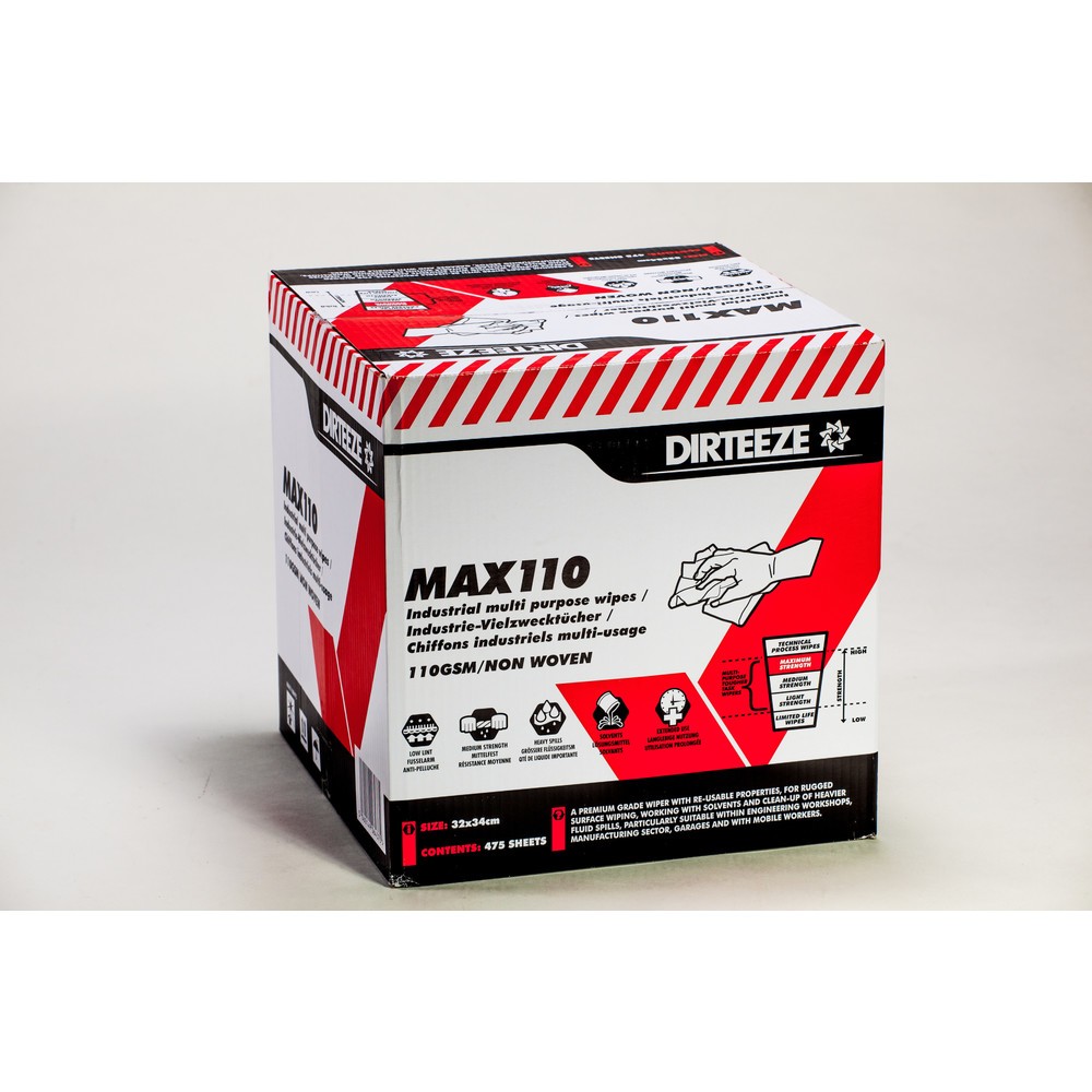 Imagen del producto: Toallitas industriales MAX110, 1 cajas de 160 paños
