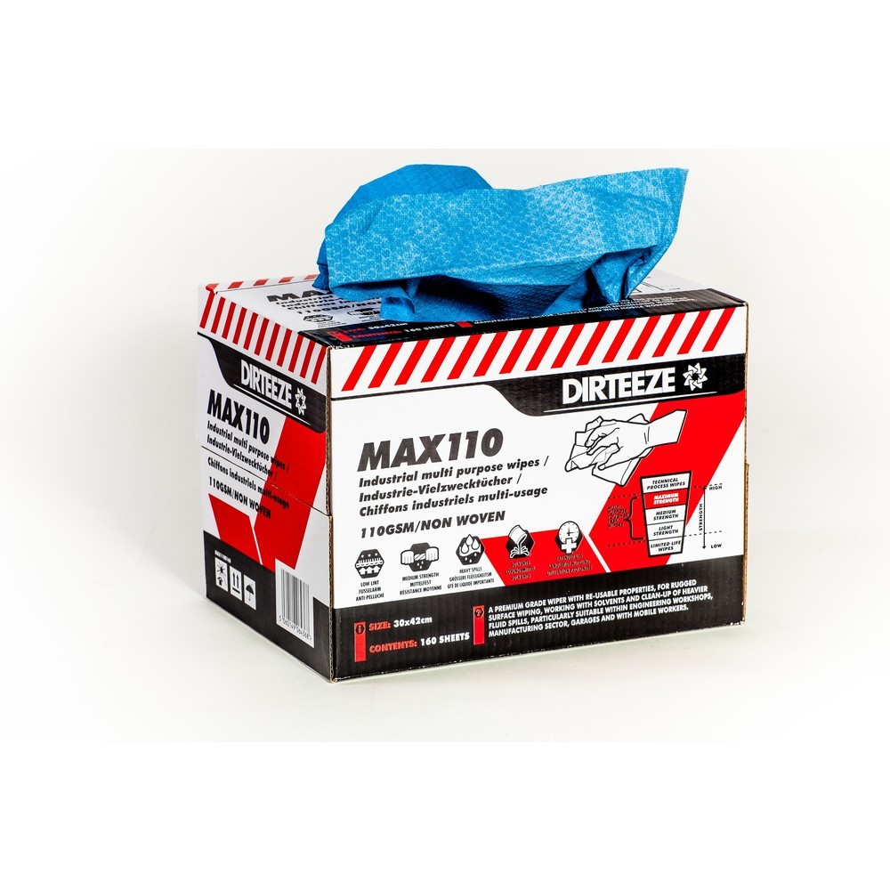 Número de imagen del producto 2: Toallitas industriales MAX110, 1 cajas de 160 paños