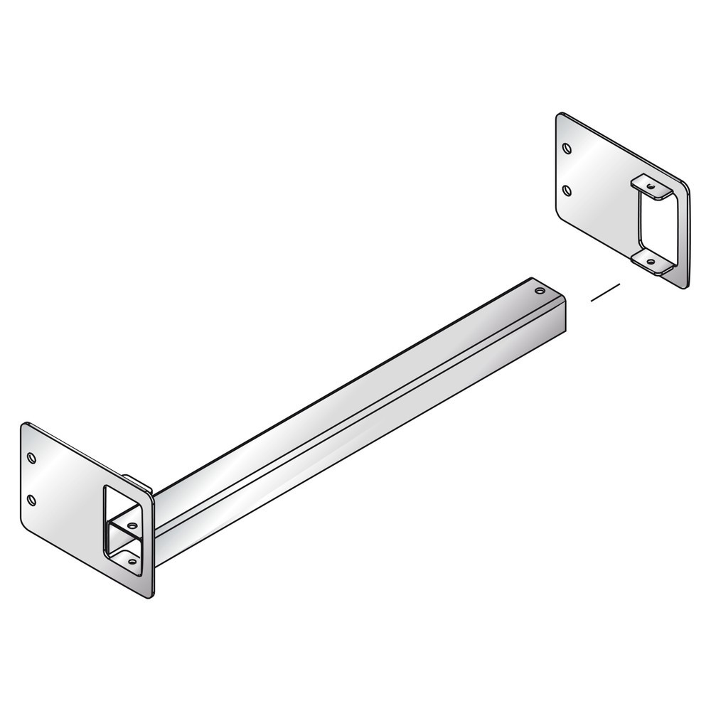 Número de imagen del producto 2: Tope de estantería para estantería de paletización META MULTIPAL, longitud 2.700 mm