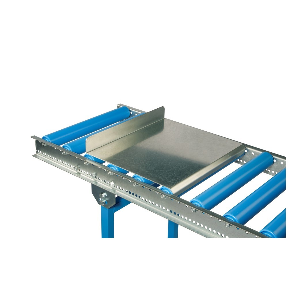 Imagen del producto: Tope final para transportador de rodillos pequeño y ligero, montable, ancho de banda 600 mm