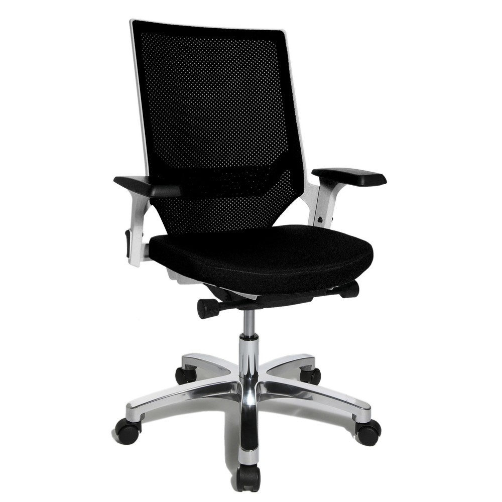 Número de imagen del producto 2: Topstar® Autosyncron - Ssilla de oficina giratoria, respaldo de malla, color negro