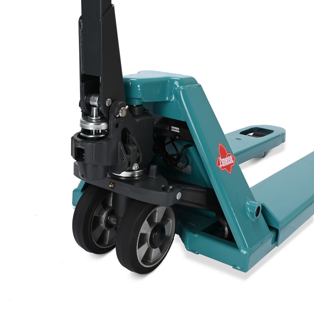 Número de imagen del producto 2: Transpaleta con báscula Ameise® PTM 2.0 Scale con pantalla en el cabezal de la barra timón, capacidad de carga 2.000 kg, ruedas tándem