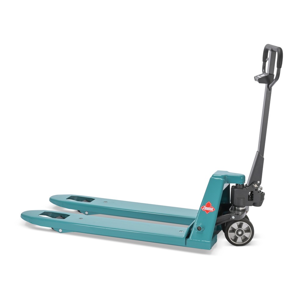 Número de imagen del producto 5: Transpaleta con báscula Ameise® PTM 2.0 Scale con pantalla en el cabezal de la barra timón, capacidad de carga 2.000 kg, ruedas simples