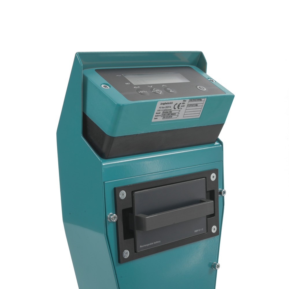 Número de imagen del producto 4: Transpaleta con báscula Ameise PTM 2.0 Scale+, con báscula de precisión, capacidad de carga 2.000 kg, rodillos tándem