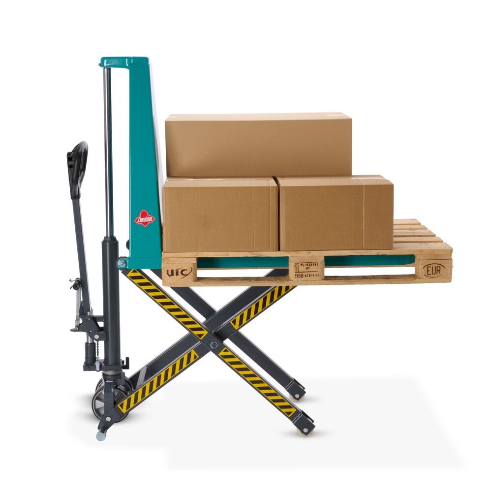 Número de imagen del producto 2: Transpaleta de tijera Ameise® PTM 1.0 Scissor, con elevación rápida, capacidad de carga 1.000 kg, longitud de horquilla 1.150 mm