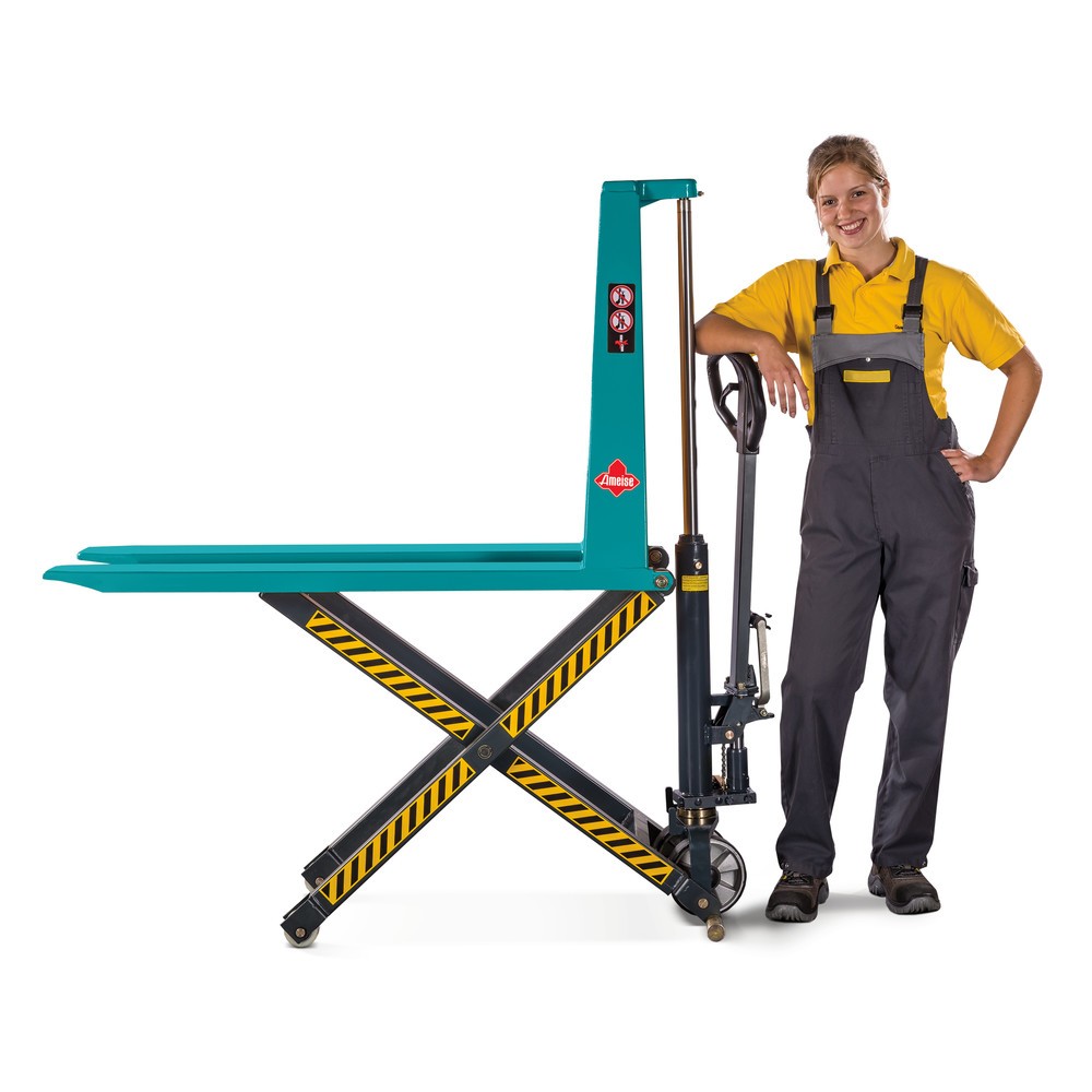 Número de imagen del producto 15: Transpaleta de tijera Ameise® PTM 1.0 Scissor, con elevación rápida, capacidad de carga 1.000 kg, longitud de horquilla 1.150 mm