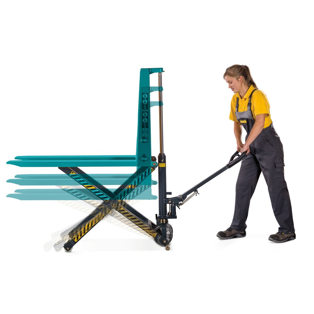 Número de imagen del producto 16: Transpaleta de tijera Ameise® PTM 1.0 Scissor, con elevación rápida, capacidad de carga 1.000 kg, longitud de horquilla 1.150 mm