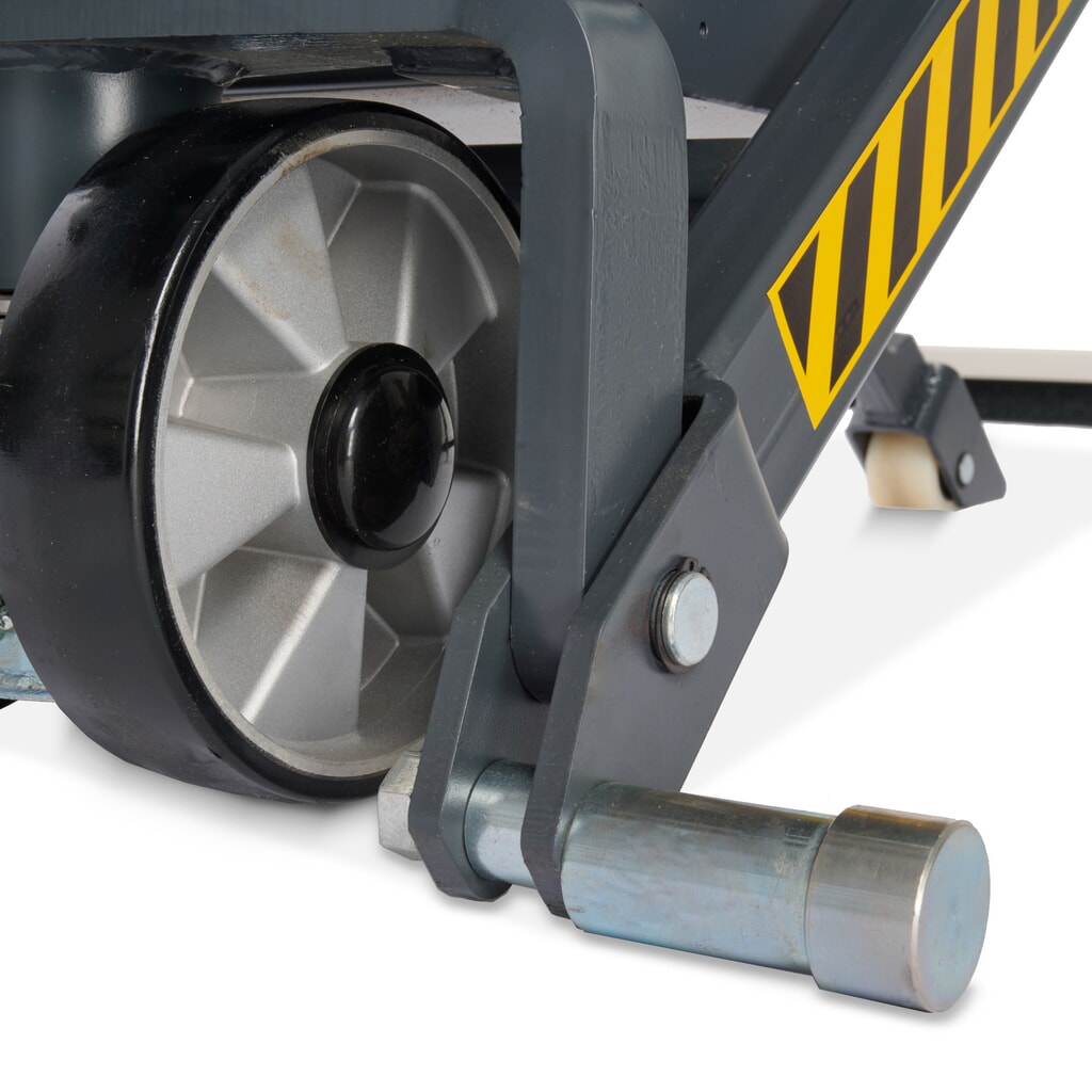Transpaleta de tijera Ameise® PTM 1.0 electrohidráulica, capacidad de carga 1.000 kg, longitud de horquilla 1.150 mm, poliuretano/nailon Número de imagen del producto 12: Transpaleta de tijera Ameise® PTM 1.0 electrohidráulica, capacidad de carga 1.000 kg, longitud de horquilla 1.150 mm, poliuretano/nailon