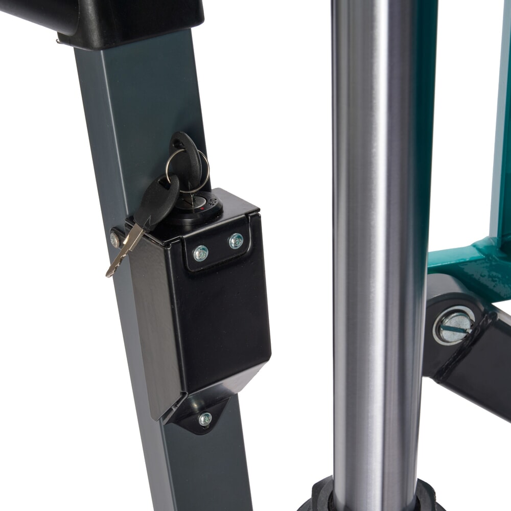Número de imagen del producto 10: Transpaleta de tijera Ameise® PTM 1.0 electrohidráulica, capacidad de carga 1.000 kg, longitud de horquilla 1.150 mm, poliuretano/nailon