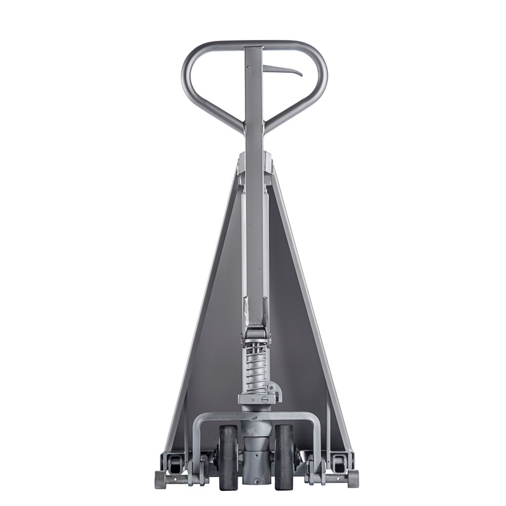 Número de imagen del producto 2: Transpaleta de tijera de acero inoxidable INOX con elevación rápida, LH 1.200 mm, nailon
