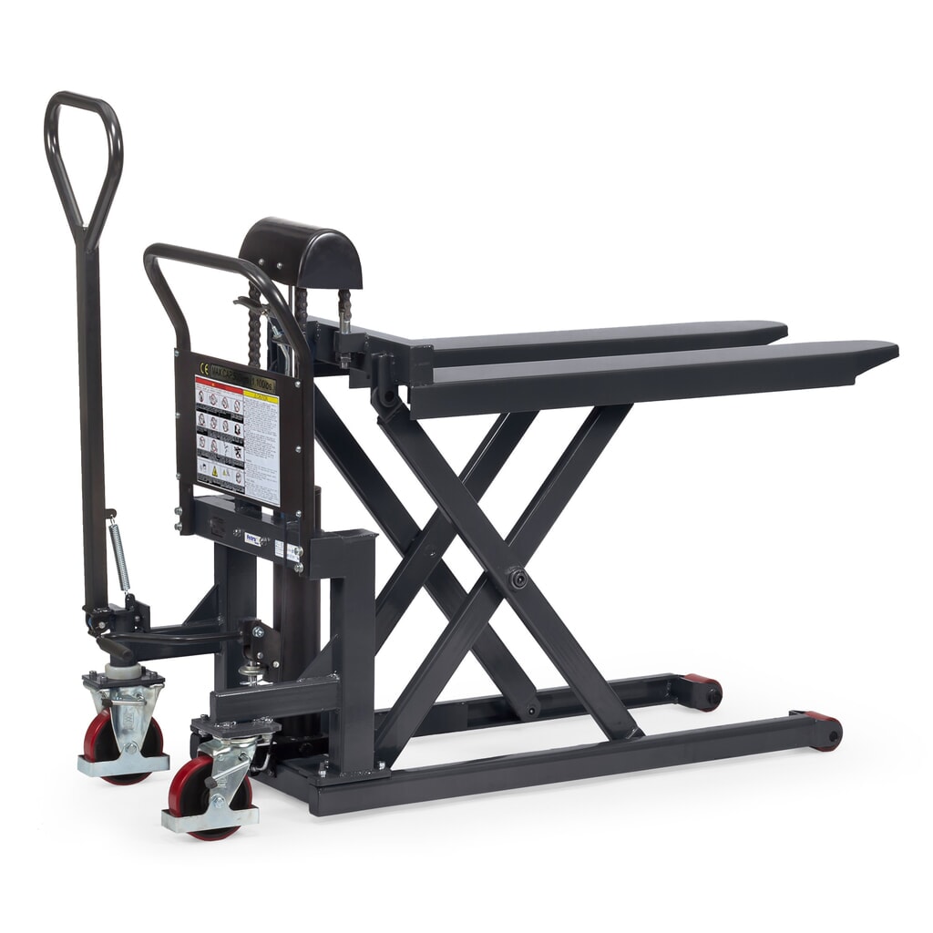 Imagen del producto: Transpaleta de tijera fetra®, capacidad de carga 1.000 kg