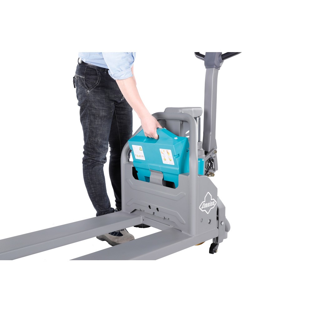 Número de imagen del producto 4: Transpaleta eléctrica Ameise® PTE 1.3, capacidad de carga 1.300 kg, longitud de horquilla 1.150 mm