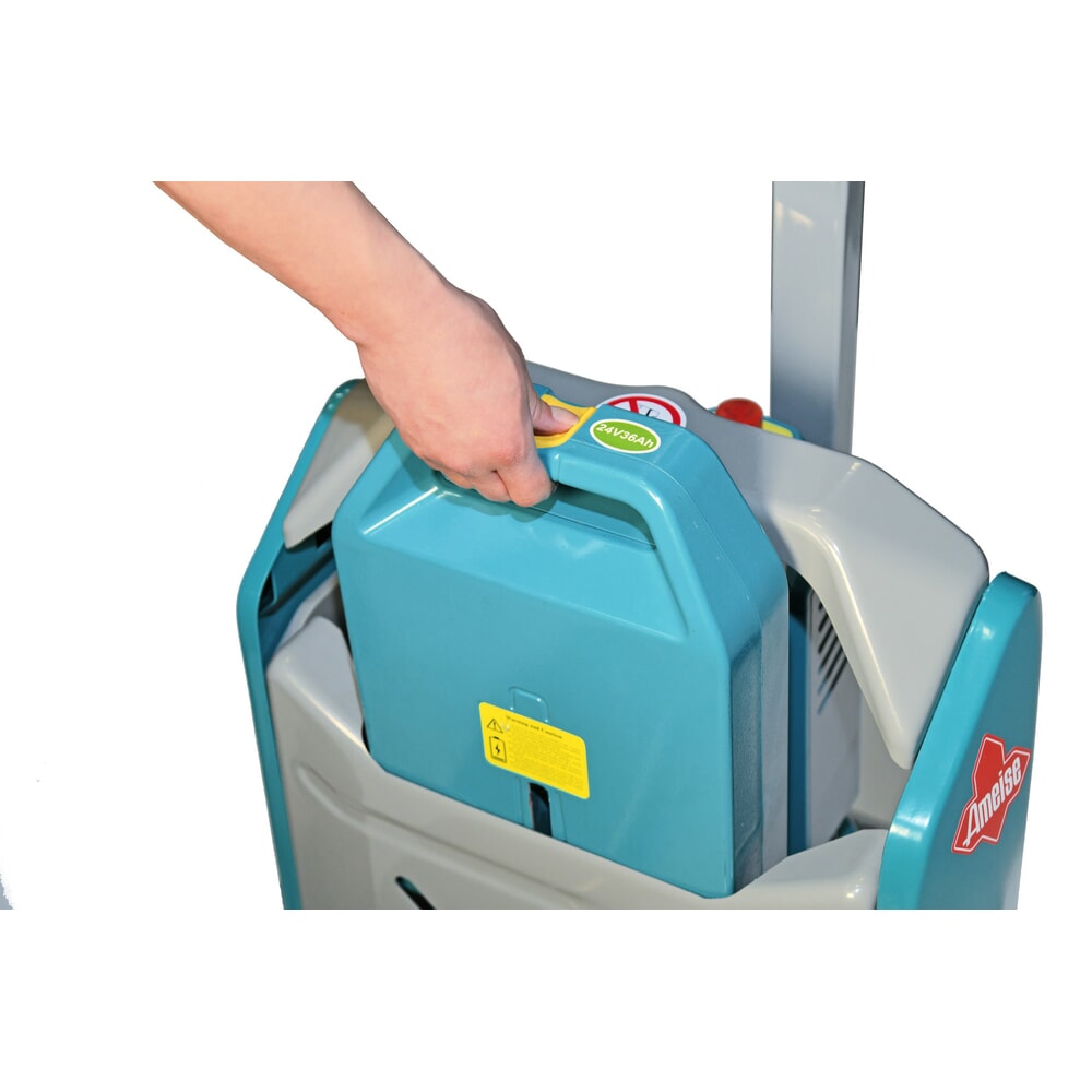 Número de imagen del producto 2: Transpaleta eléctrica Ameise® PTE 1.5, capacidad de carga 1.500 kg, longitud de horquilla 1.150 mm