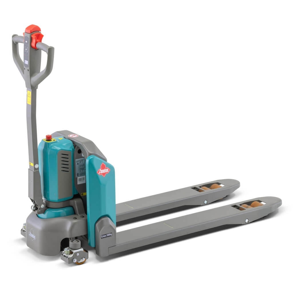 Imagen del producto: Transpaleta eléctrica Ameise® PTE 1.6, capacidad de carga 1.600 kg, longitud de horquilla 1.150 mm