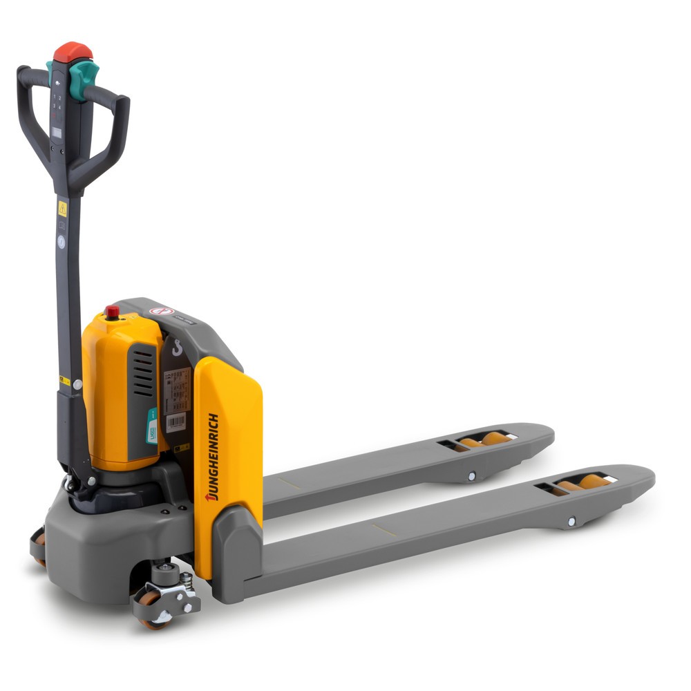 Imagen del producto: Transpaleta eléctrica Jungheinrich AME 15, capacidad de carga 1.500 kg, longitud de horquilla 1.150 mm, ancho de soporte de horquilla 685 mm