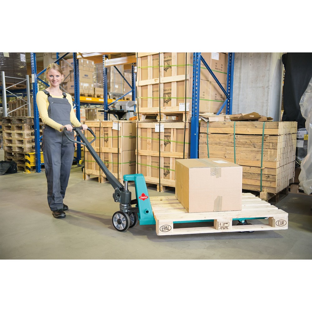 Número de imagen del producto 8: Transpaleta manual Ameise® PTM 2.0, con elevación rápida, capacidad de carga 2.000 kg, longitud de horquilla 1.150 mm, poliuretano, rodillos en tándem