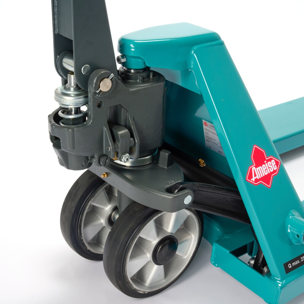 Transpaleta manual Ameise® PTM 2.0, capacidad de carga 2.000 kg, longitud de horquilla 1.150 mm, caucho/poliuretano, rodillos en tándem Número de imagen del producto 10: Transpaleta manual Ameise® PTM 2.0, capacidad de carga 2.000 kg, longitud de horquilla 1.150 mm, caucho/poliuretano, rodillos en tándem