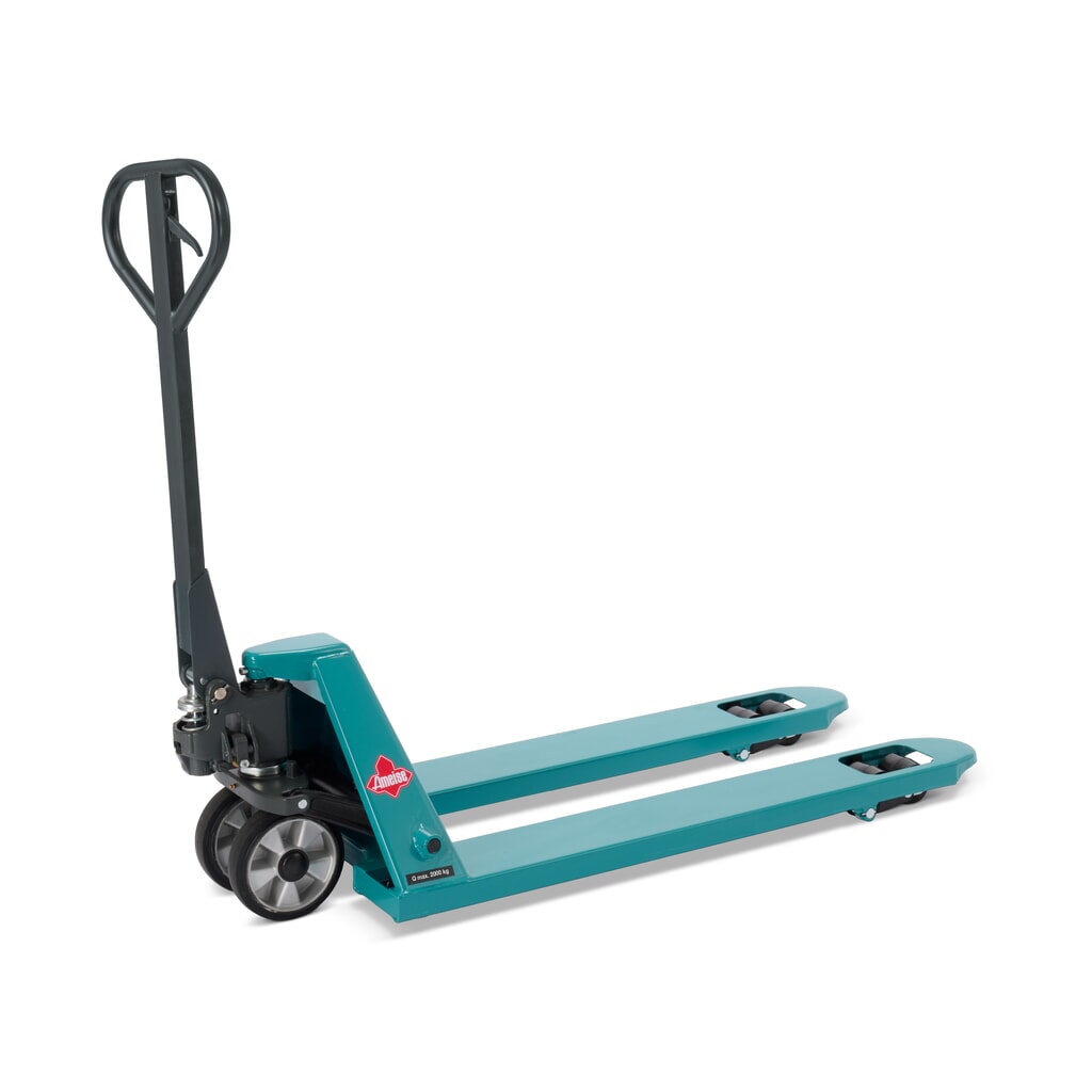 Imagen del producto: Transpaleta manual Ameise® PTM 2.0, capacidad de carga 2.000 kg, longitud de horquilla 1.150 mm, caucho/poliuretano, rodillos en tándem