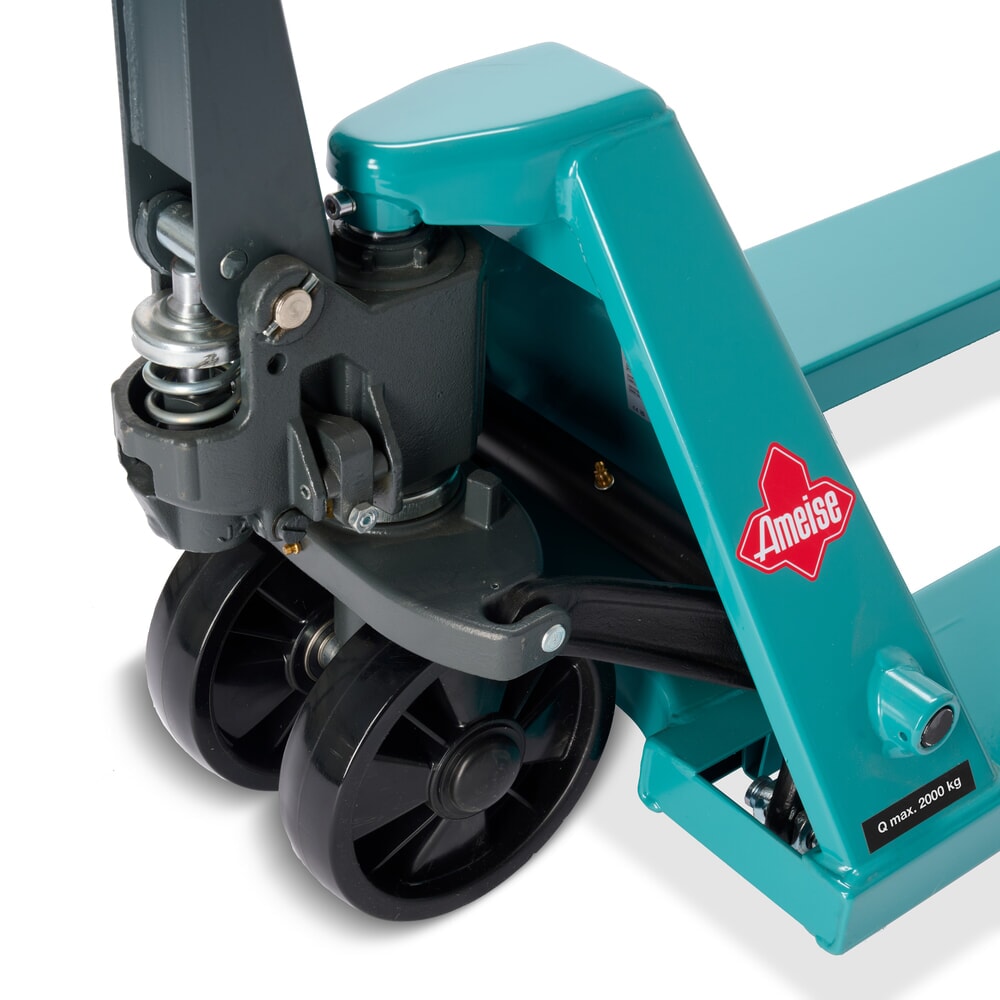 Número de imagen del producto 13: Transpaleta manual Ameise® PTM 2.0, capacidad de carga 2.000 kg, longitud de horquilla 1.150 mm, poliuretano, rodillos en tándem