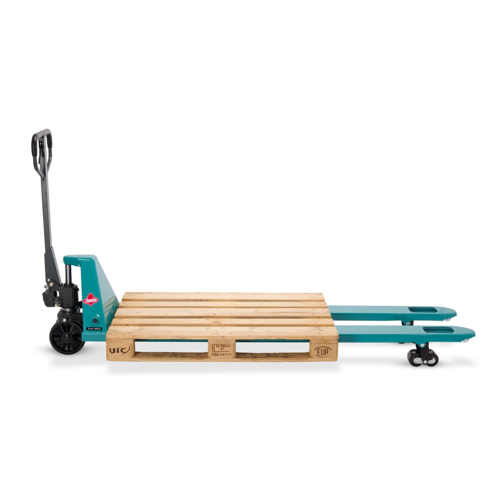 Número de imagen del producto 10: Transpaleta manual Ameise® PTM 2.0, capacidad de carga 2.000 kg, longitud de horquilla 2.000 mm, poliuretano, rodillos en tándem