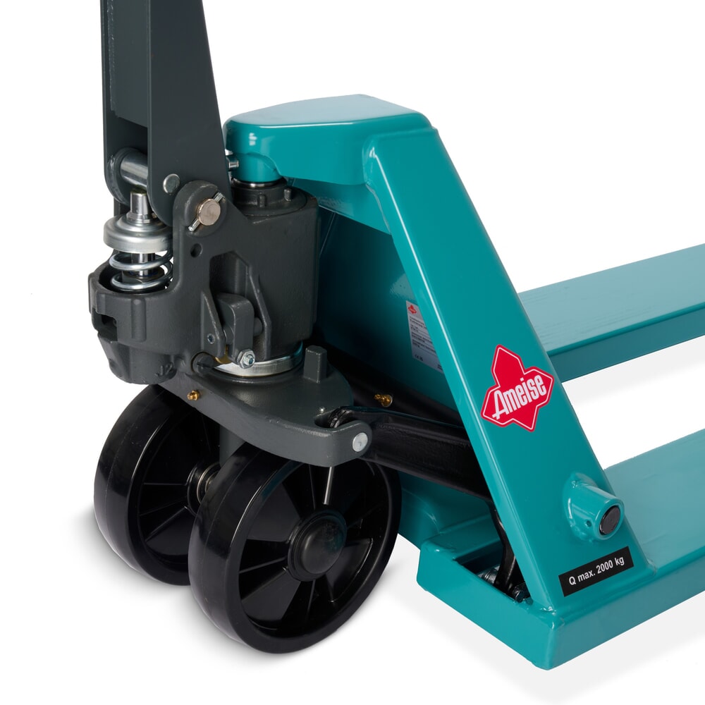 Número de imagen del producto 13: Transpaleta manual Ameise® PTM 2.0, capacidad de carga 2.000 kg, longitud de horquilla 2.000 mm, poliuretano, rodillos en tándem