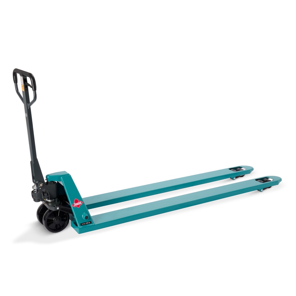 Número de imagen del producto 1: Transpaleta manual Ameise® PTM 2.0, capacidad de carga 2.000 kg, longitud de horquilla 2.000 mm, poliuretano, rodillos en tándem