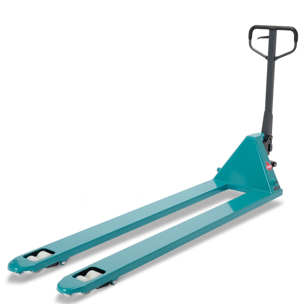 Número de imagen del producto 4: Transpaleta manual Ameise® PTM 2.0, capacidad de carga 2.000 kg, longitud de horquilla 2.000 mm, nailon, rodillos en tándem